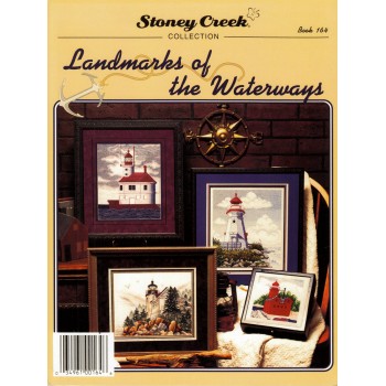 Gráfico Punto de Cruz Guías en la Travesía Stoney Creek 164 Landmarks of the waterways cross stitch book