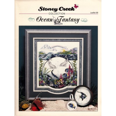 Gráfico Punto de Cruz Fantasía en el Océano Stoney Creek Leaflet 89 Ocean Fantasy cross stitch chart