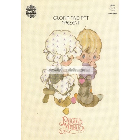 Revista Precious Moments: Cosidos en Amor Gloria & Pat Sew in Love PM-2 cross stitch book