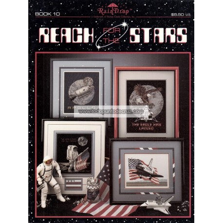 Gráfico Punto de Cruz Alcanza las Estrellas Stoney Creek 10 Reach for the Stars cross stitch chart