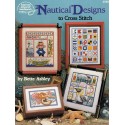 Gráfico de Punto de Cruz Diseños Naúticos American School of Needlework 3599 Nautical Designs to cross stitch chart
