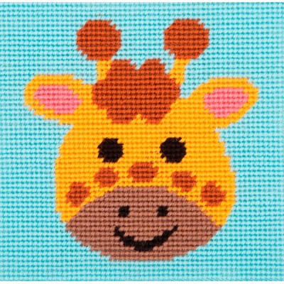 Primer kit Medio Punto: Jirafa Curiosa Anchor 3690000-20032 Curious Giraffe needlepoint kit