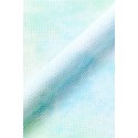 Retal de Tela aida 14 ct. Azul/Verde Marmolado 28 x 30 cm. DMC DM222I-747