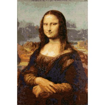 Kit Punto de Cruz DMC-LOUVRE La Gioconda-Mona Lisa (Da Vinci) BK1970/81