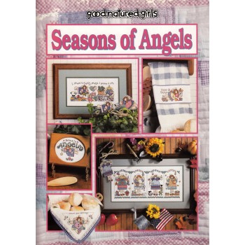 Gráfico Punto de Cruz Es tiempo de Ángeles The Good Natured Girls Collection 24513 seasons of angels cross stitch chart