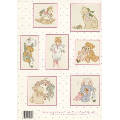 Revista Punto de Cruz La Tierra del Bebé Gloria & Pat Designs by Priscilla Hillman Babyland cross stitch chart book 76