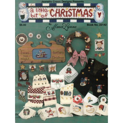 Gráfico Punto de Cruz Un Poco de Navidad Jeanette Crews Designs 22142 Alma Lynne A little bit of Christmas cross stitch chart