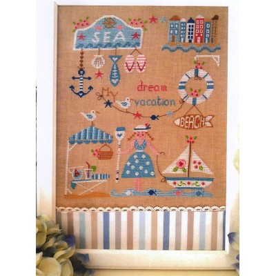 Vacaciones de Ensueño Cuore e Batticuore La Vacanza dei Miei Sogni cross stitch chart