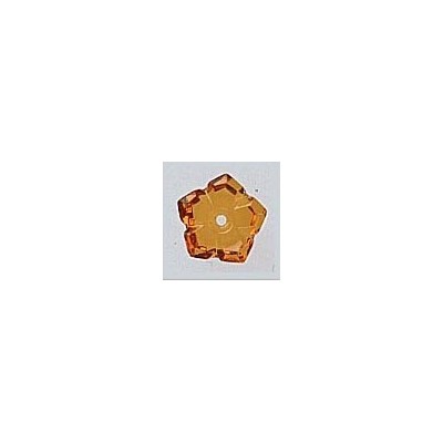 Abalorio Mill Hill Treasure 12010 5 Petal Dim Flower Topaz para punto de cruz cross stitch