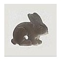Mill Hill 12192 Sitting Bunny Matte Gray/Brown