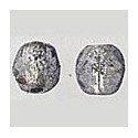 Mill Hill 12248 Round Cut lined BEAD Crystal/Silver