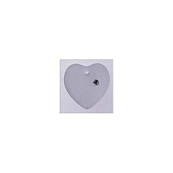 Mill Hill 13050 Large Frosted Heart Crystal
