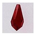 Abalorio Mill Hill 13056 Very Small Teardrop Siam embroidery beads