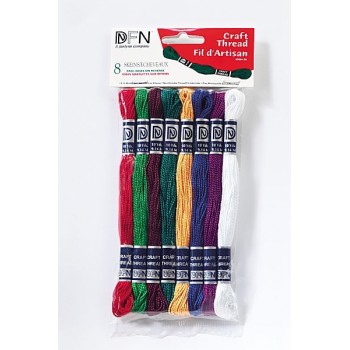 Lote 8 madejas 1 cabo para Pulseras Janlynn 3001-50 embroidery thread