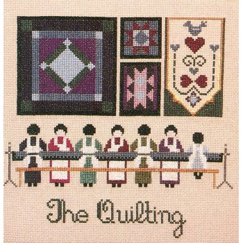 La Colcha Told in a garden TG/01 the quilting