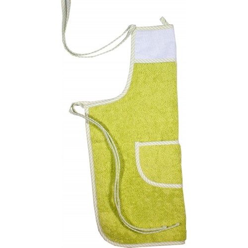 Delantal Infantil Grande Pistacho Terry Towel