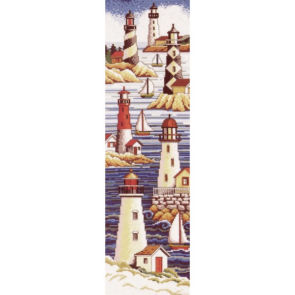 Faros y Veleros kit punto de cruz Janlynn Lighthouse 013-0229