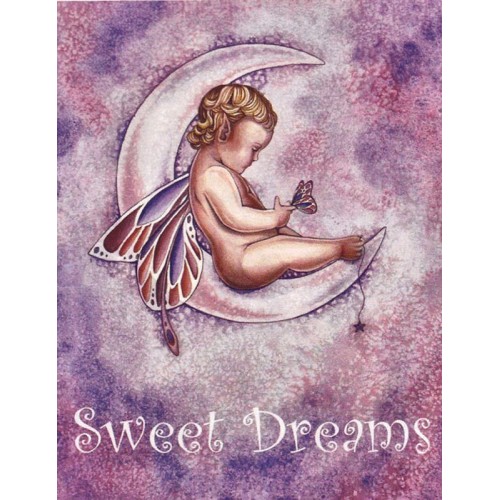 Gráfico Punto de Cruz Dulces Sueños en la Luna Heaven and earth designs HAEJG17085 sweet dreams cross stitch chart