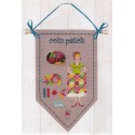 Kit Punto de Cruz Colgador Patchwork Bonheur des Dames 5069 cross stitch kit