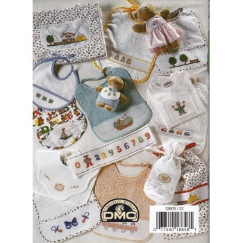Librito Punto De Cruz Motivos Infantiles DMC 12805/22 cross stitch baby motifs