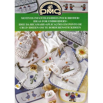 Librito Punto De Cruz Motivos Infantiles DMC 12805/22 cross stitch baby motifs
