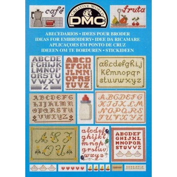 Librito Abecedarios en punto de cruz DMC 14098-22 Ideas for embroidery