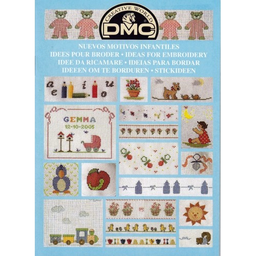 Librito de Punto de Cruz Nuevos Motivos Infantiles DMC 14226/22 cross stitch ideas for embroidery