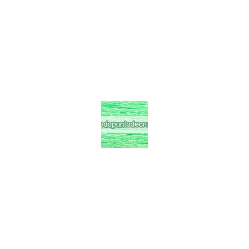 Hilo Mouliné DMC Fluorescente verde para bordado y punto de cruz E990 light effects cross stitch thread